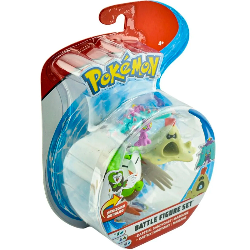 Pokemon Dartrix, Sandygast, Mareanie