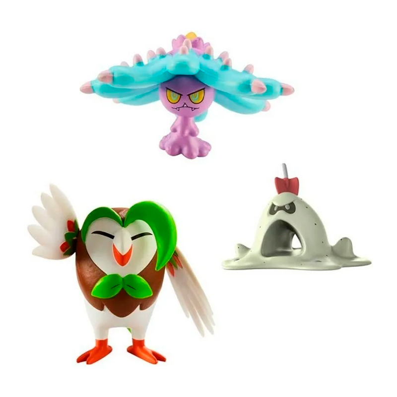 Pokemon Dartrix, Sandygast, Mareanie