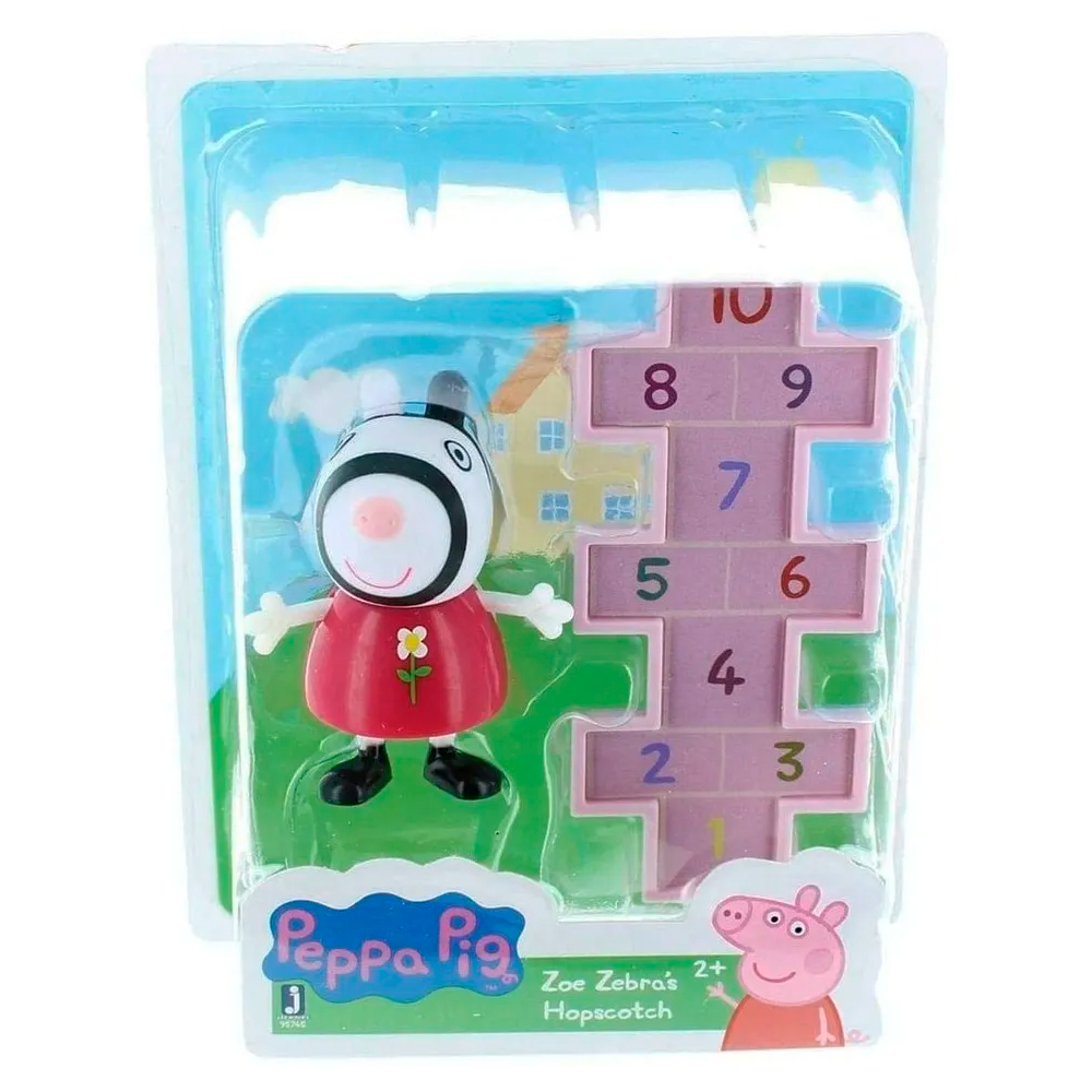 Peppa Pig Juego de Piso con Zoe Cebra Peppa 1pz Ind.