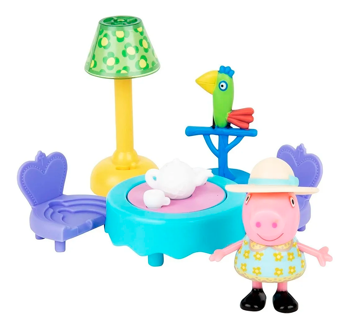 Peppa Pig Té en el salón