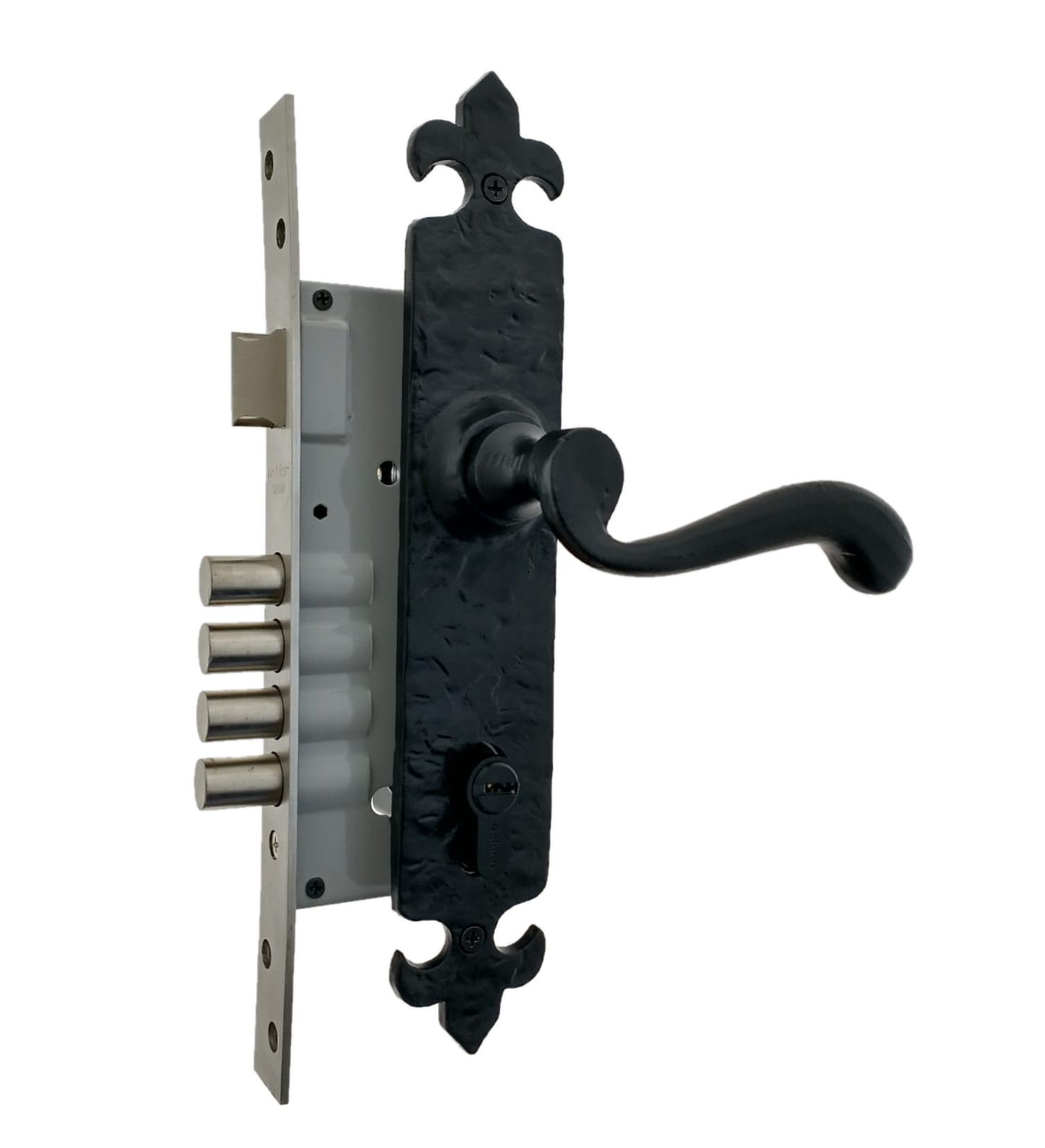 Cerradura Rustica Ashico Hierro Negro Segovia