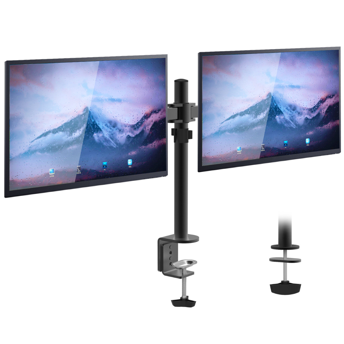 Soporte Escritorio 2 Monitores / Tv Taika Tk-dm10272 Max 8kg