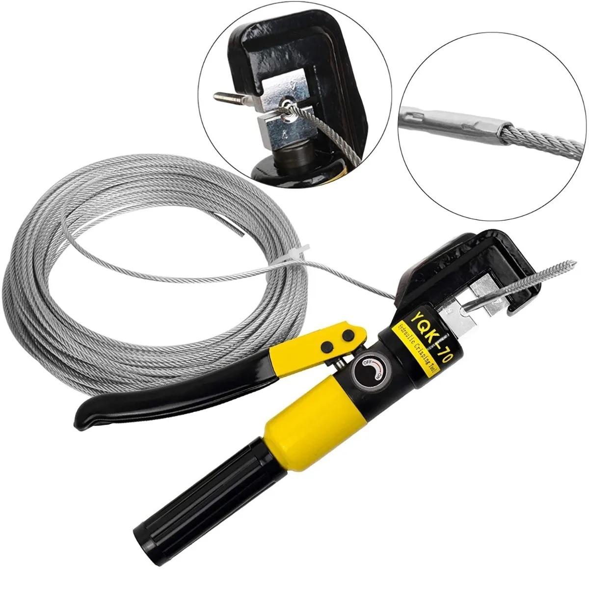 Pinza Hidraulica Ponchadora Con 8 Pares