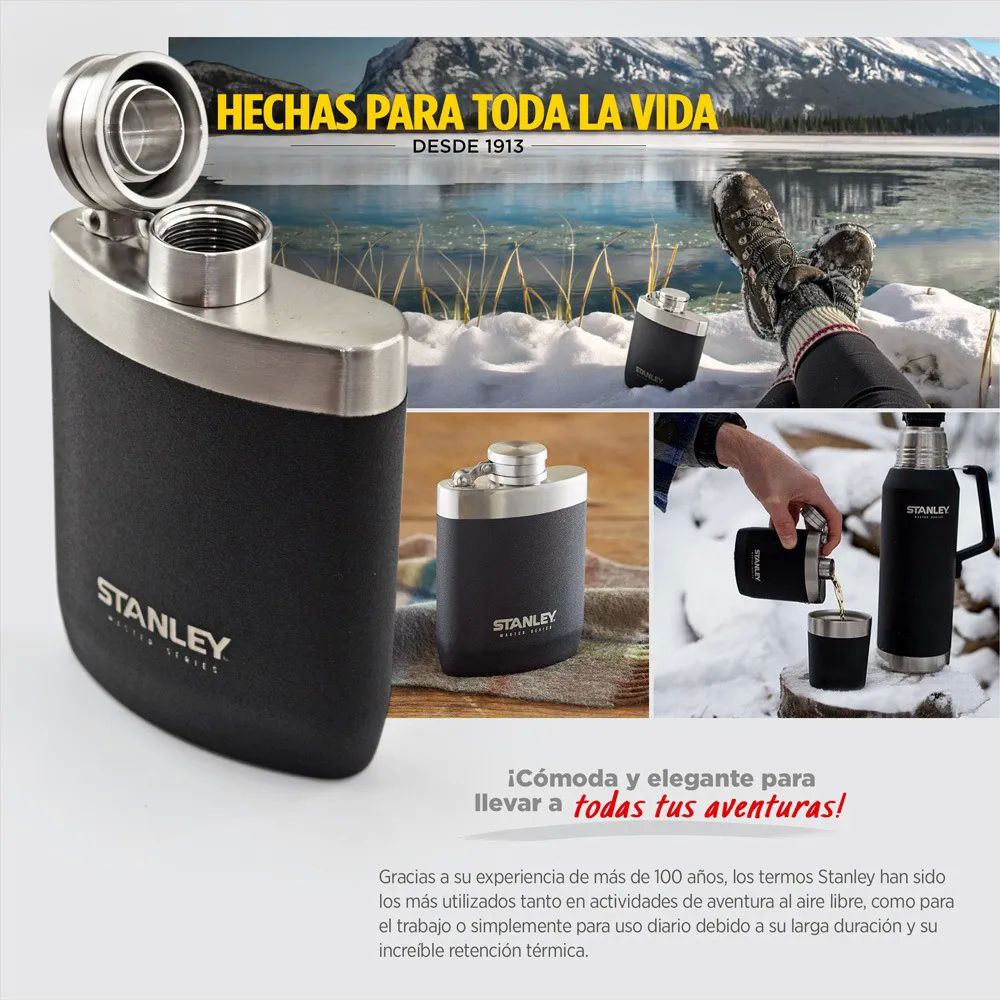 Licorera Master 236ml Anti Derrame Acero Inoxidable Stanley