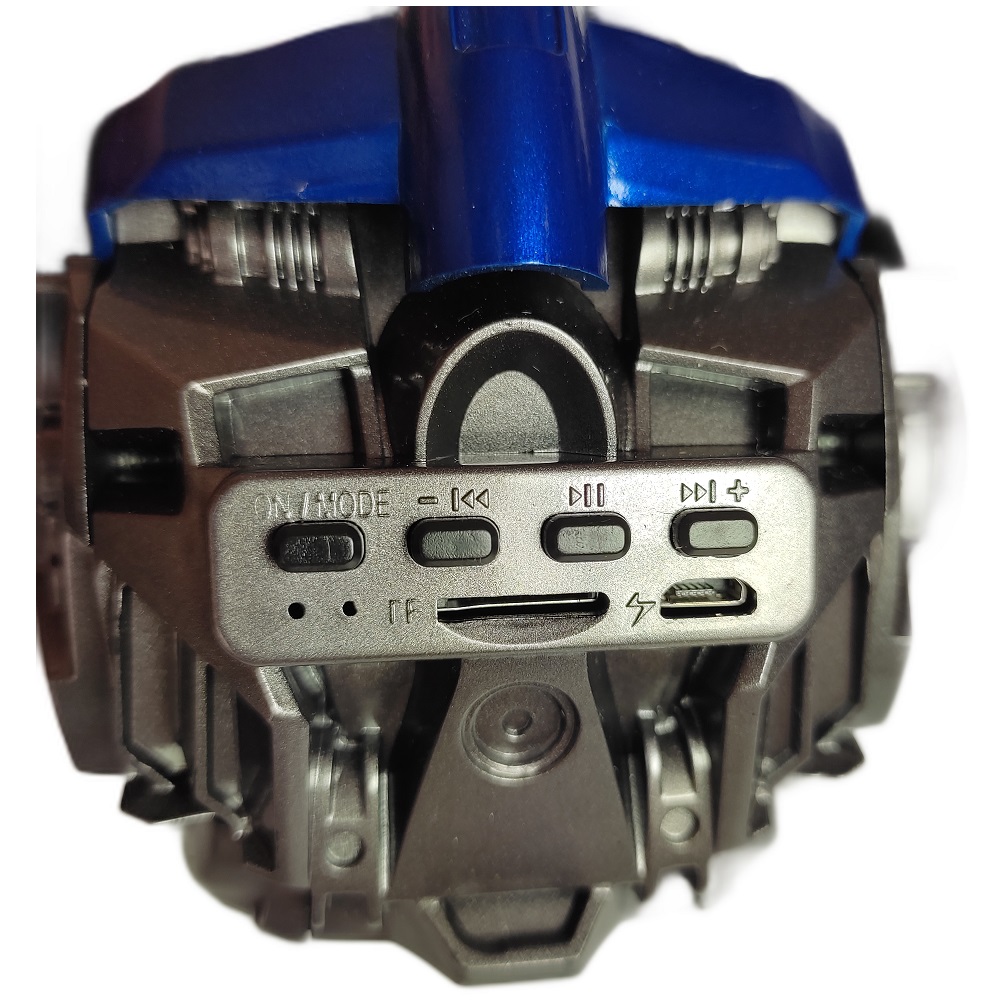 Bocina Bluetooth Transformers Optimus Prime Inalámbrica Entrada TF, Radio y Luz