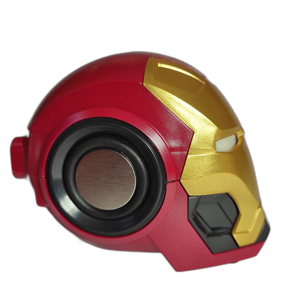 Bocina Bluetooth Iron Man Avengers Marvel Inalámbrico con Entrada TF Radio y Luz
