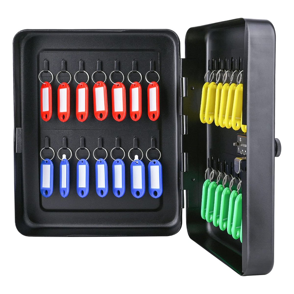Caja Locker para Llaves con Código de Combinación, Capacidad 28 Llaves con  Etiquetas
