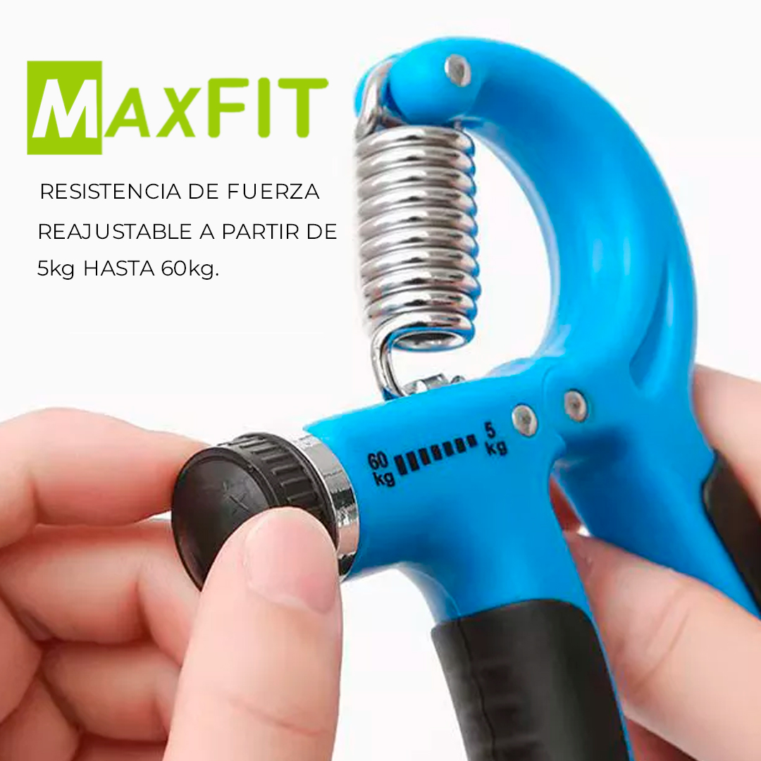 Par De Ejercitador Para Mano Hand Grip, Sin Contador, Graduable MAXFIT WL016