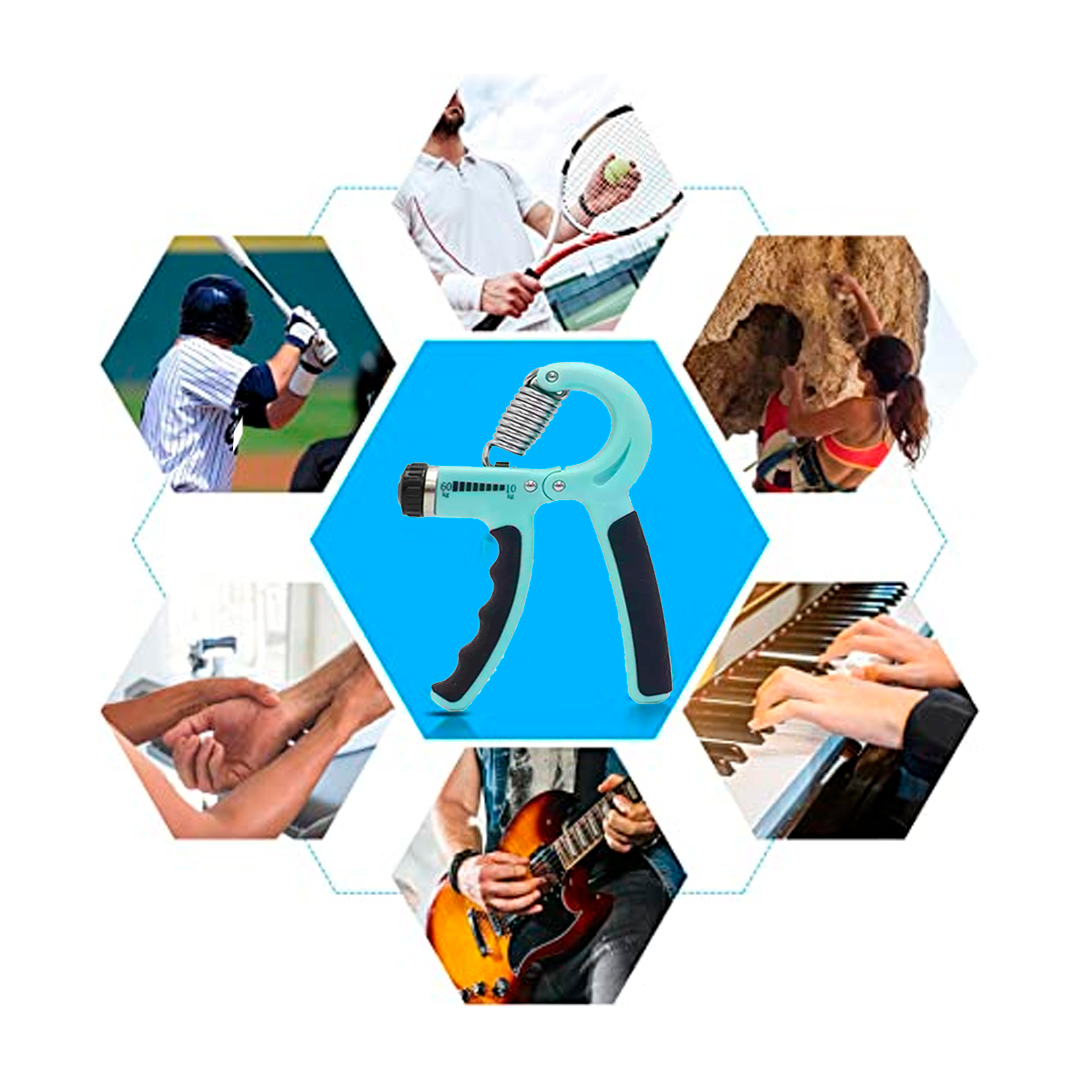 Par De Ejercitador Para Mano Hand Grip, Sin Contador, Graduable MAXFIT WL016