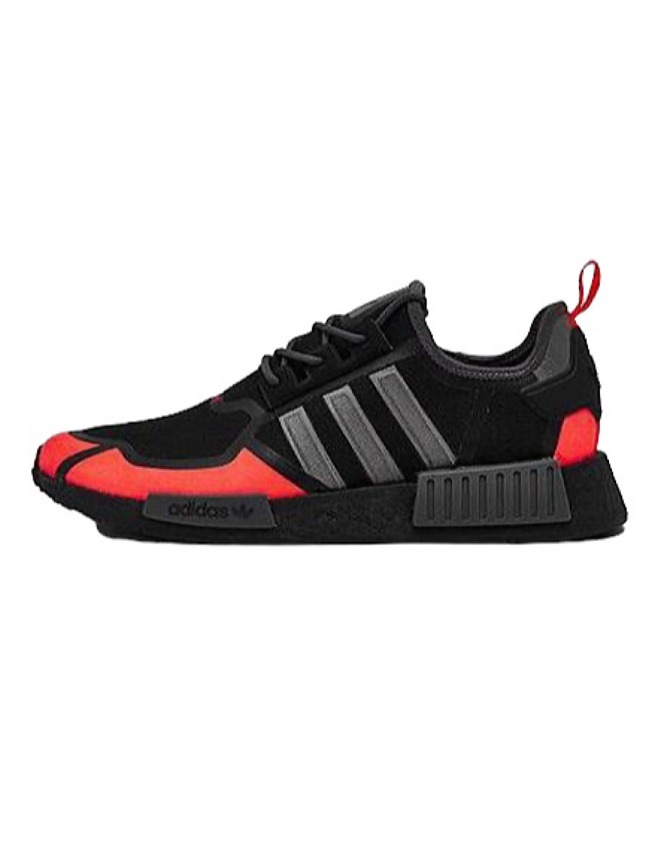 Tenis Adidas NMD_R1 negro con naranja originales GZ9274