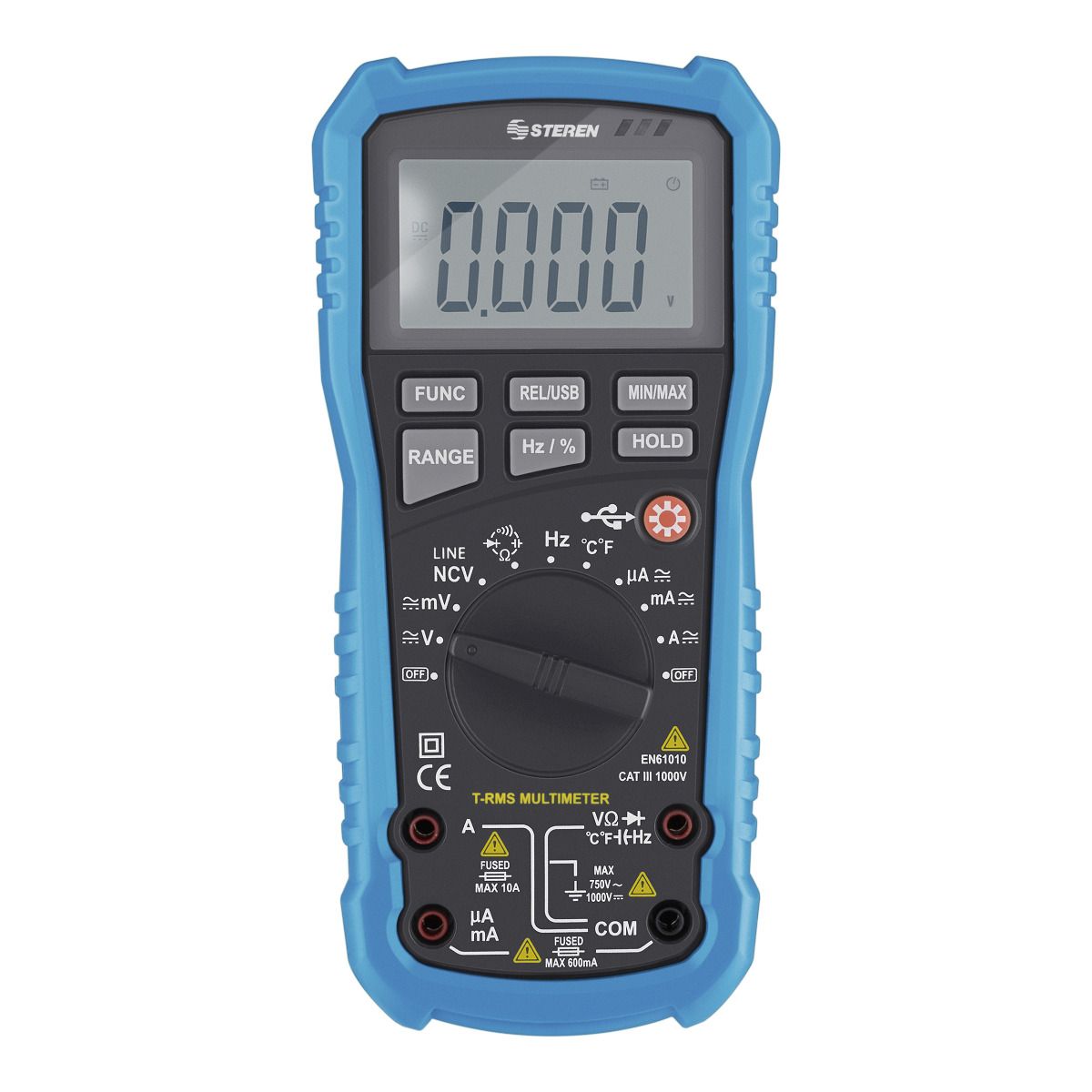 Multímetro Profesional Interfaz Usb Computadora Steren