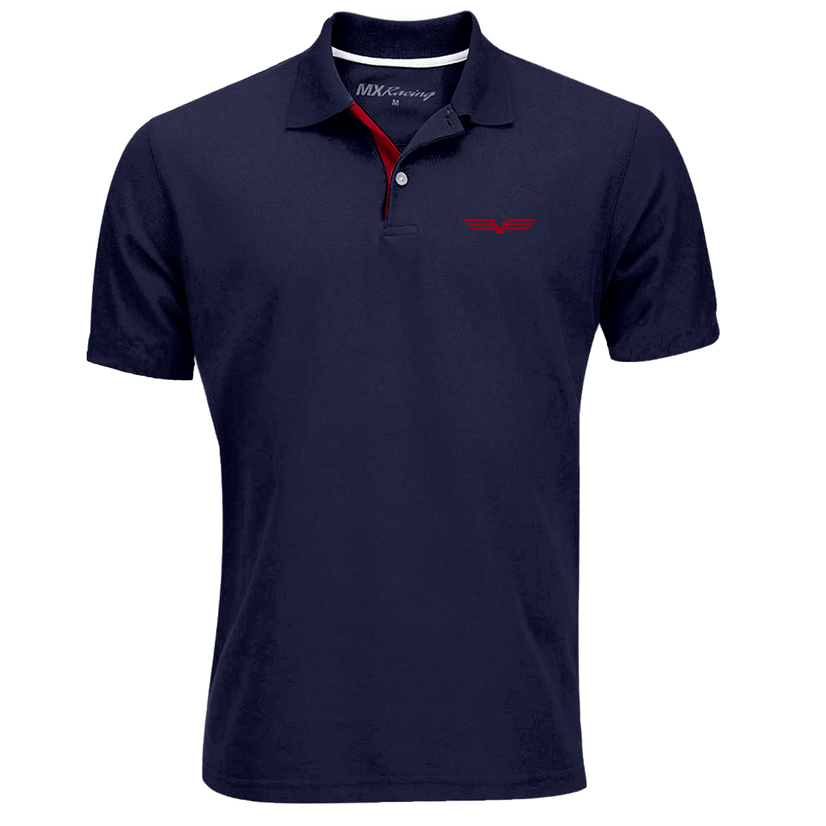Playera Polo Mx Racing en tecnologia hydrotech