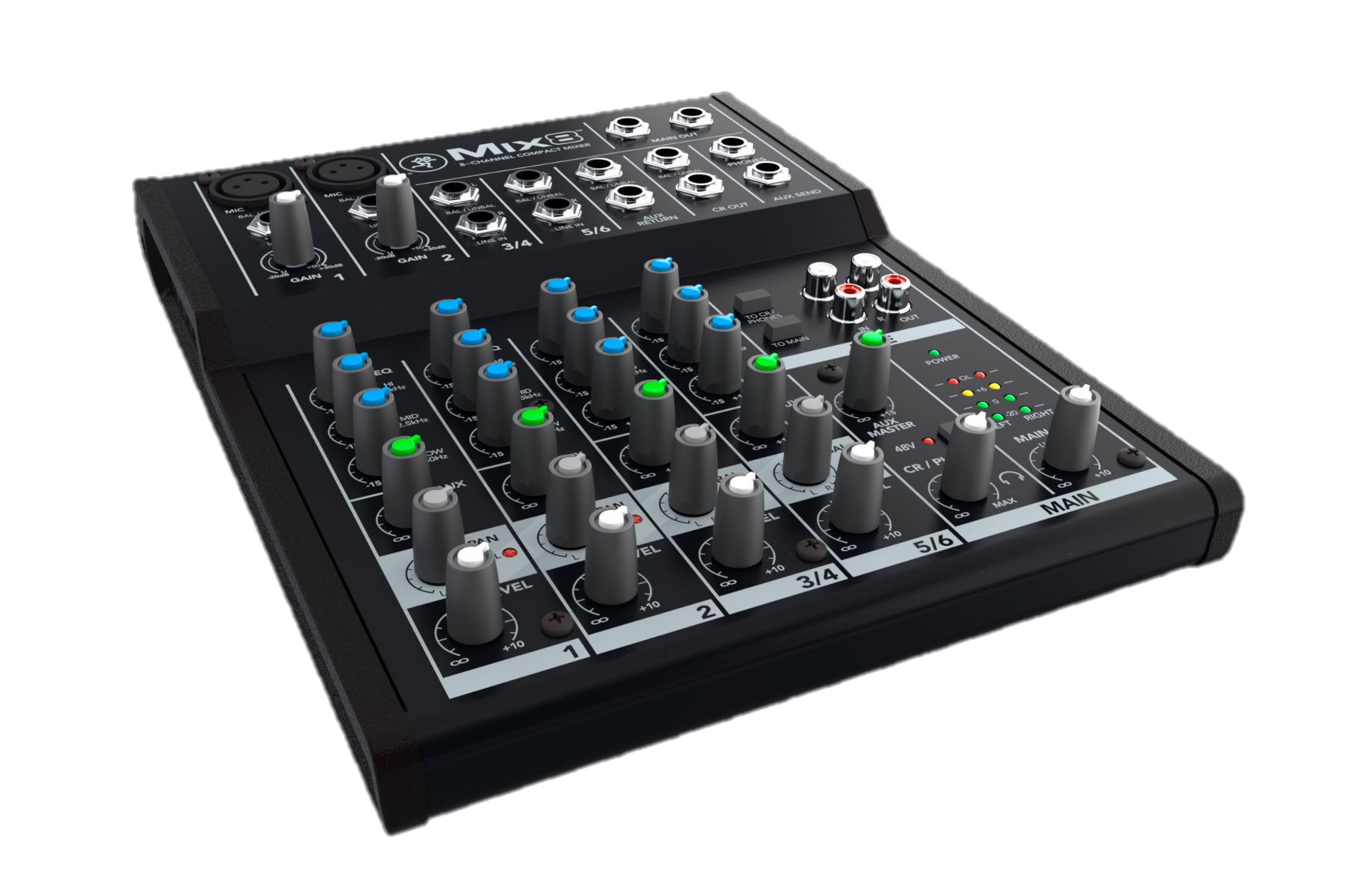 Mezcladora compacta MACKIE mix8 de 8 canales 