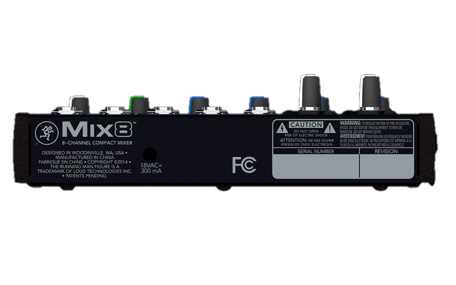 Mezcladora compacta MACKIE mix8 de 8 canales 