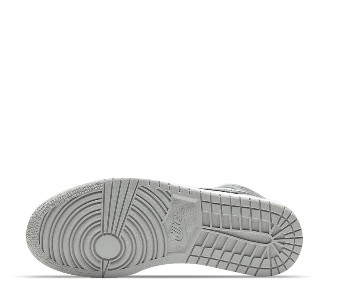 Tenis Air Jordan 1 Mid Light Smoke Grey originales 554724-092