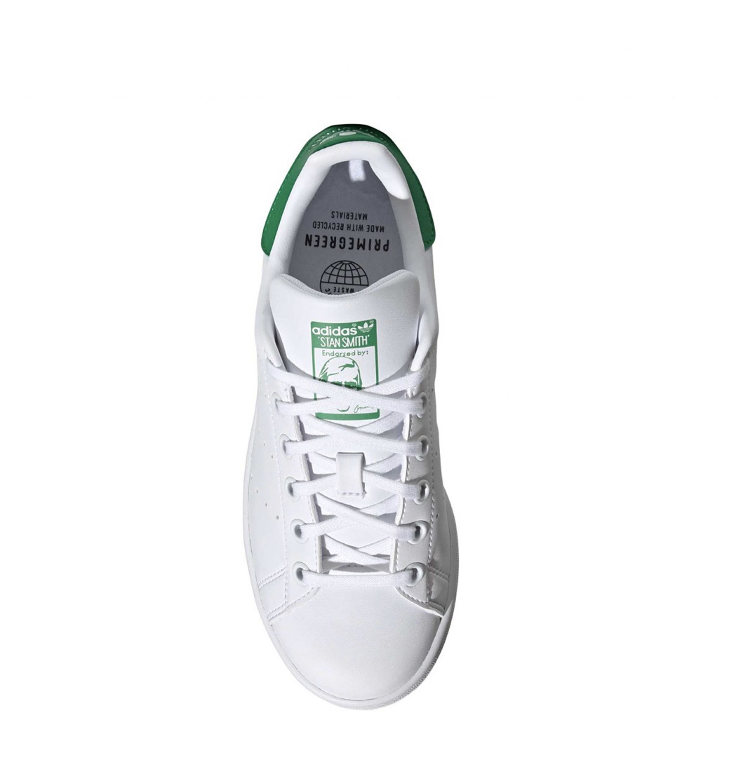 Tenis Adidas Stan Smith Blanco con Verde originales FX7519
