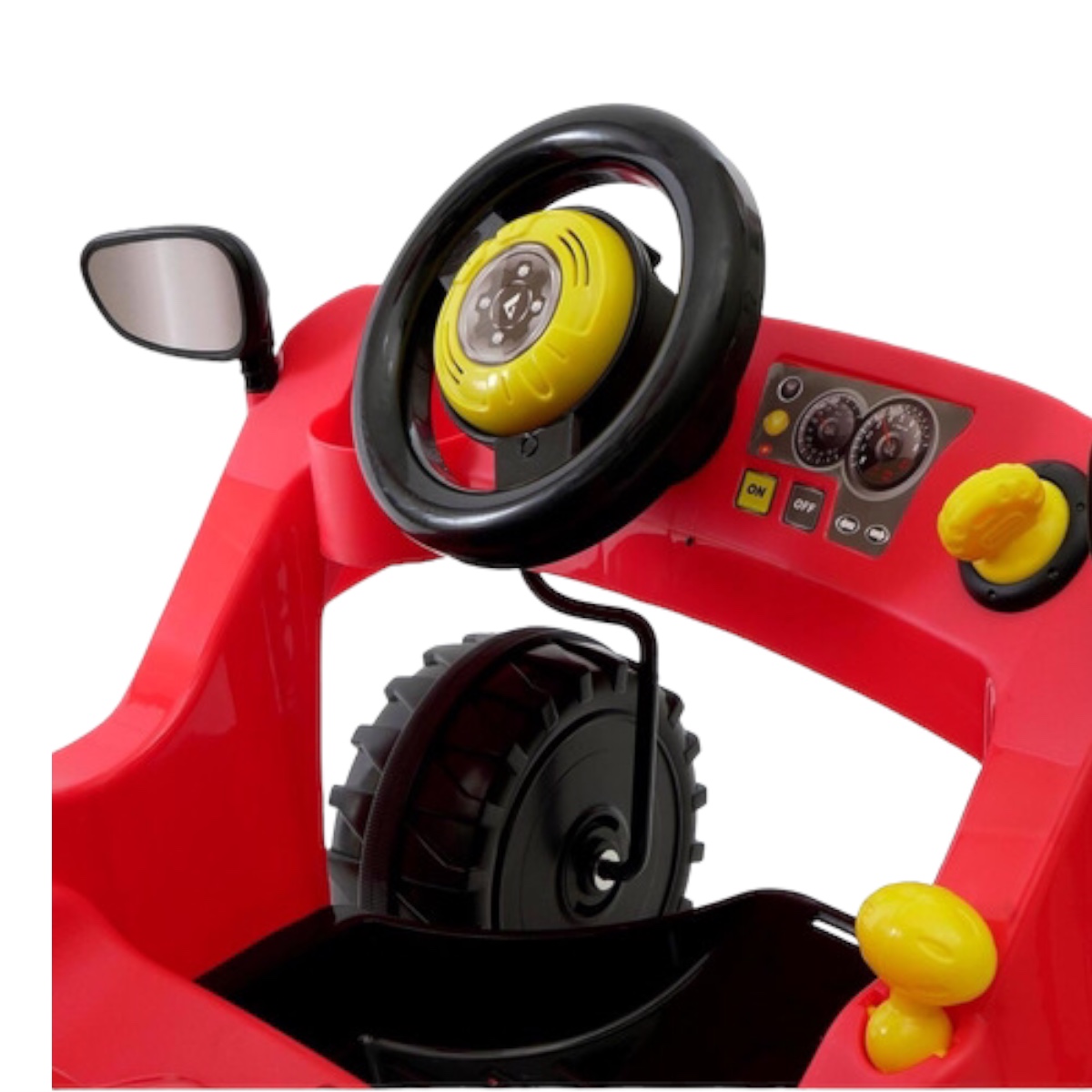 Carrito Paseo Infantil Push Car Prinsel Adventure Sombrilla Rojo