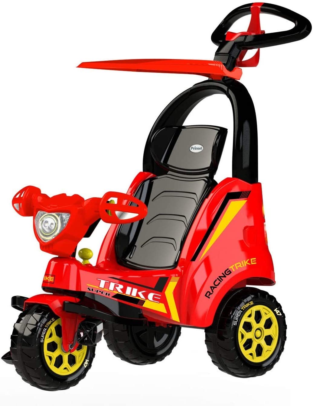 Triciclo Infantil Multifuncional Prinsel Super Trike Rojo 