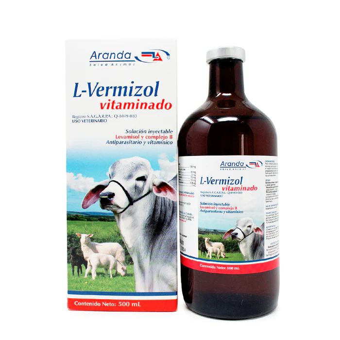 Antiparasitario Y Vitaminico L Vermizol Vitaminado 500ml