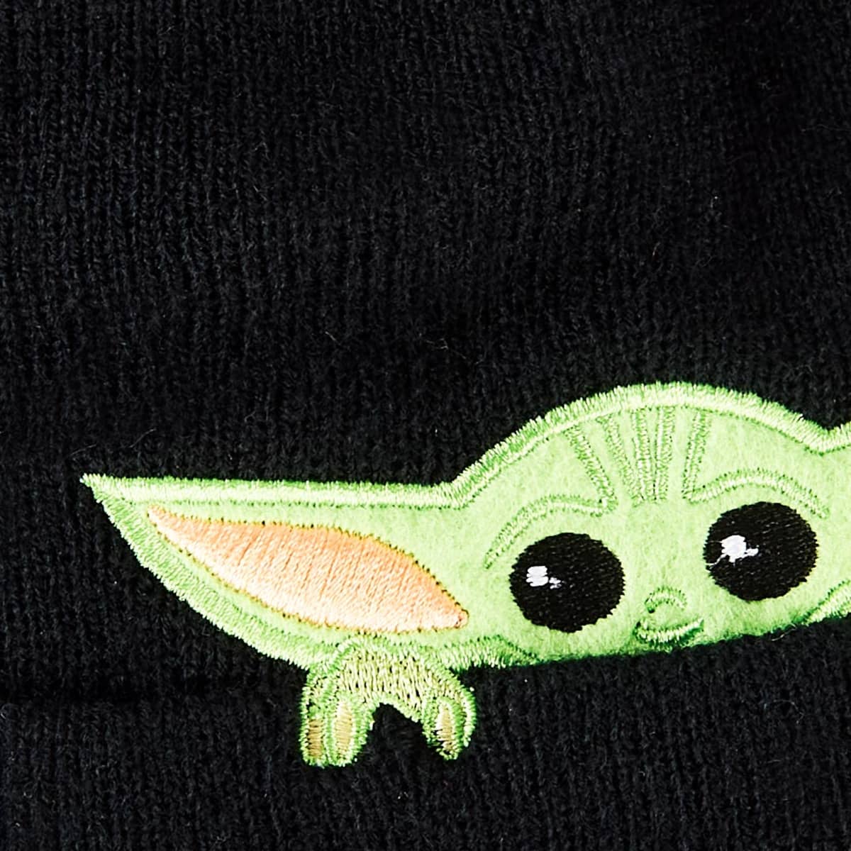 Gorro / Boina color negro Unisex de Star Wars (Baby Yoda) mod. 1055986