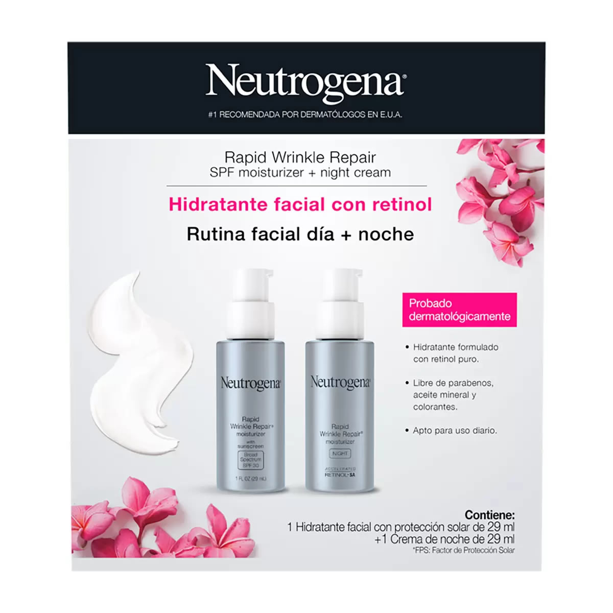 Hidratante Facial Con Retinol Neutrogena Rapid Wrinkle Repair CST