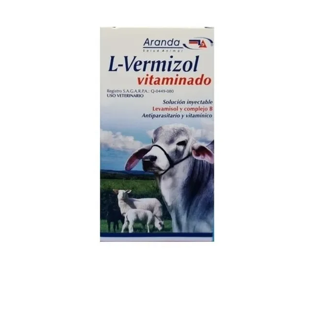 Desparasitante L-vermizol Bovinos Equino **** 50 Ml. 