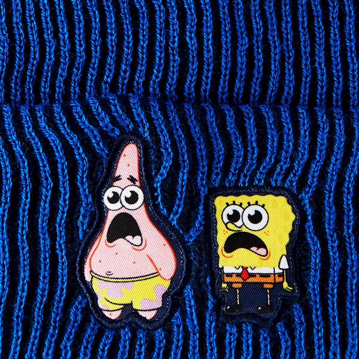 Gorro / Boina invernal color azul de Bob Esponja unisex, unitalla, mod. 1055987