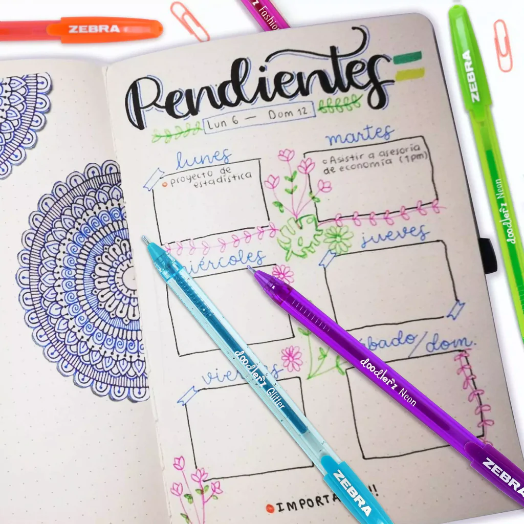 Boligrafo Gel Plastico Doodler'z Surtido Exhibidor 60 Piezas