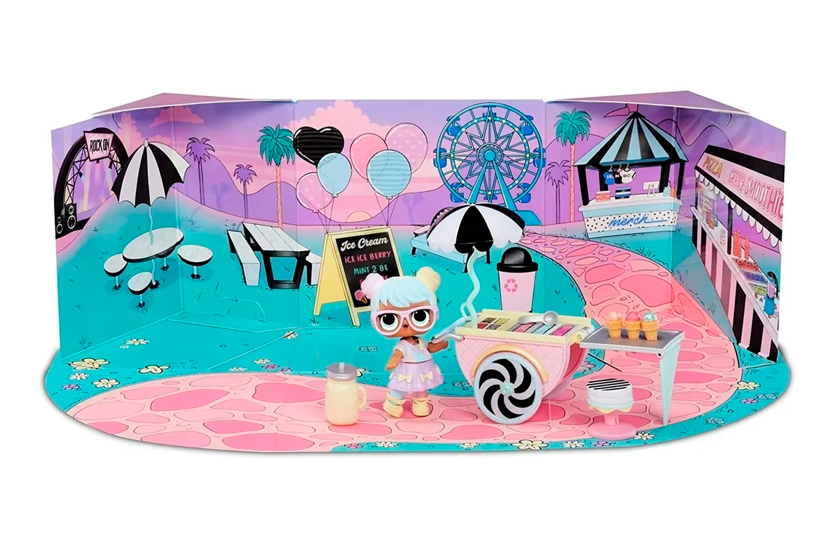 Lol Surprise! Hairvibes Y Furniture Ice Cream Pop-up 2piezas