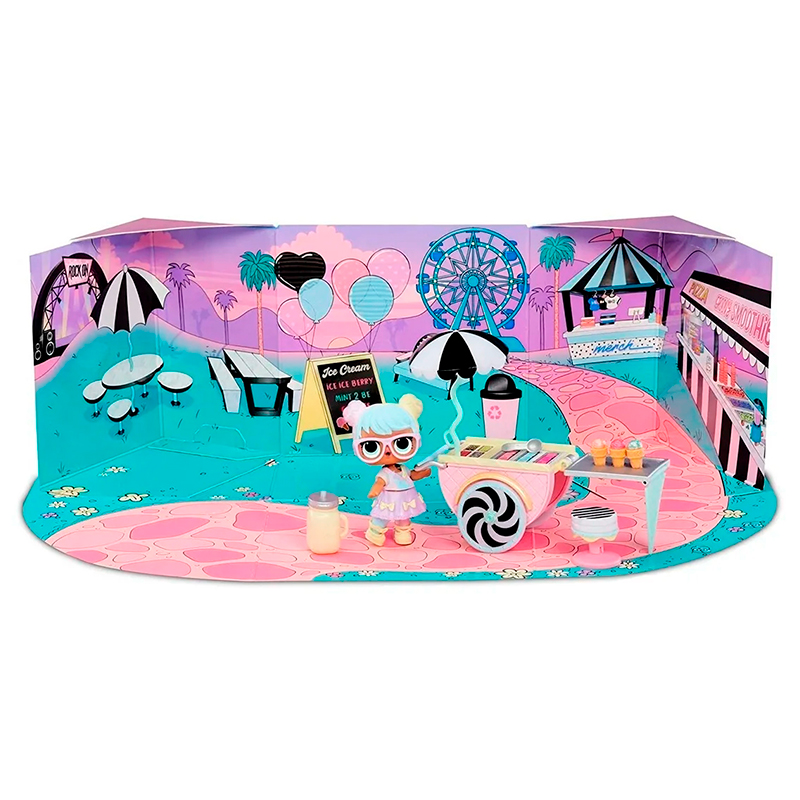Lol Surprise! Hairvibes Y Furniture Ice Cream Pop-up 2piezas