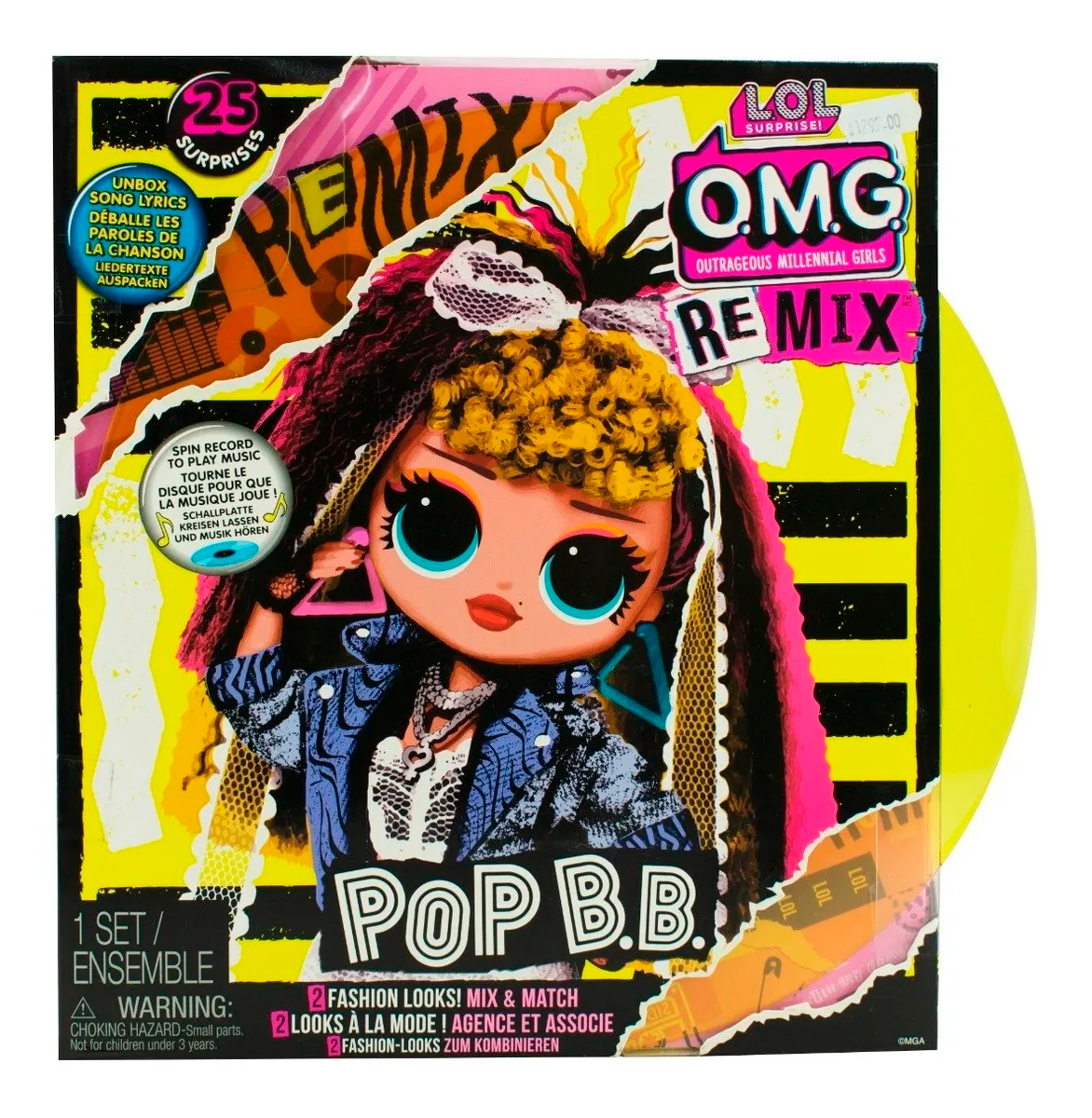 Lol Surprise Omg Remix Pop Bb 25 Sorpresas Con Vinil Mga