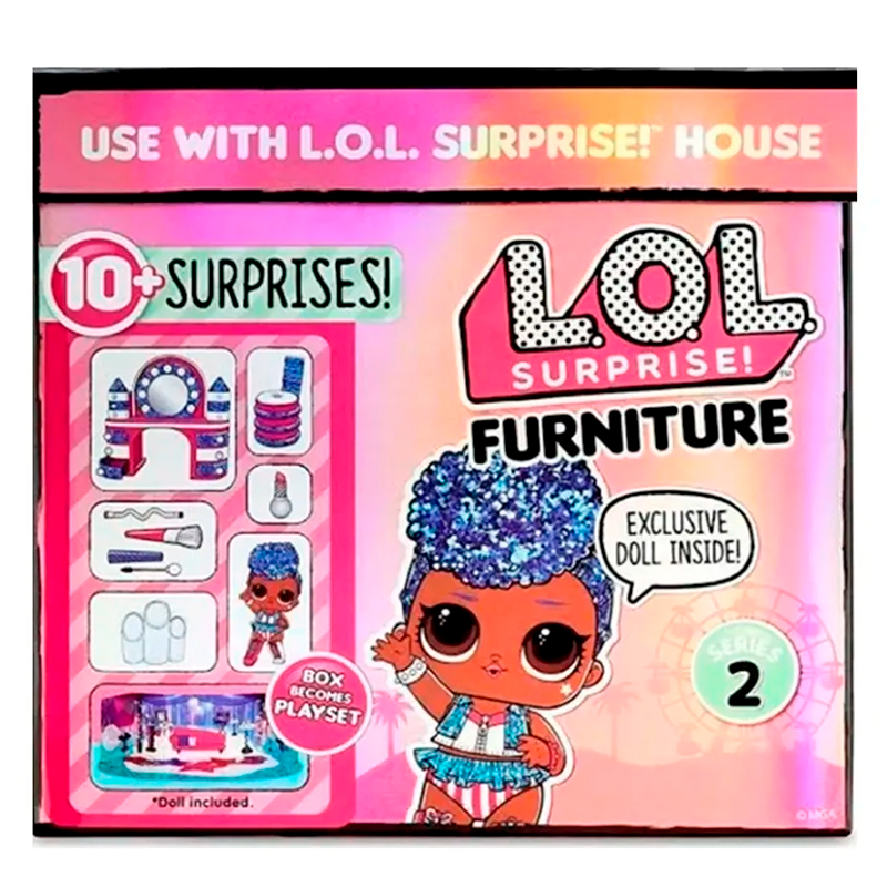 Lol Surprise! Hairvibes Y Furniture Backstage (2 Piezas)