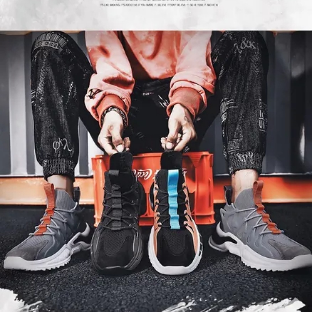 Tenis Con Plataforma, Casual, Correr, Gama Alta, Cómodo M03 No 27.5 Mex