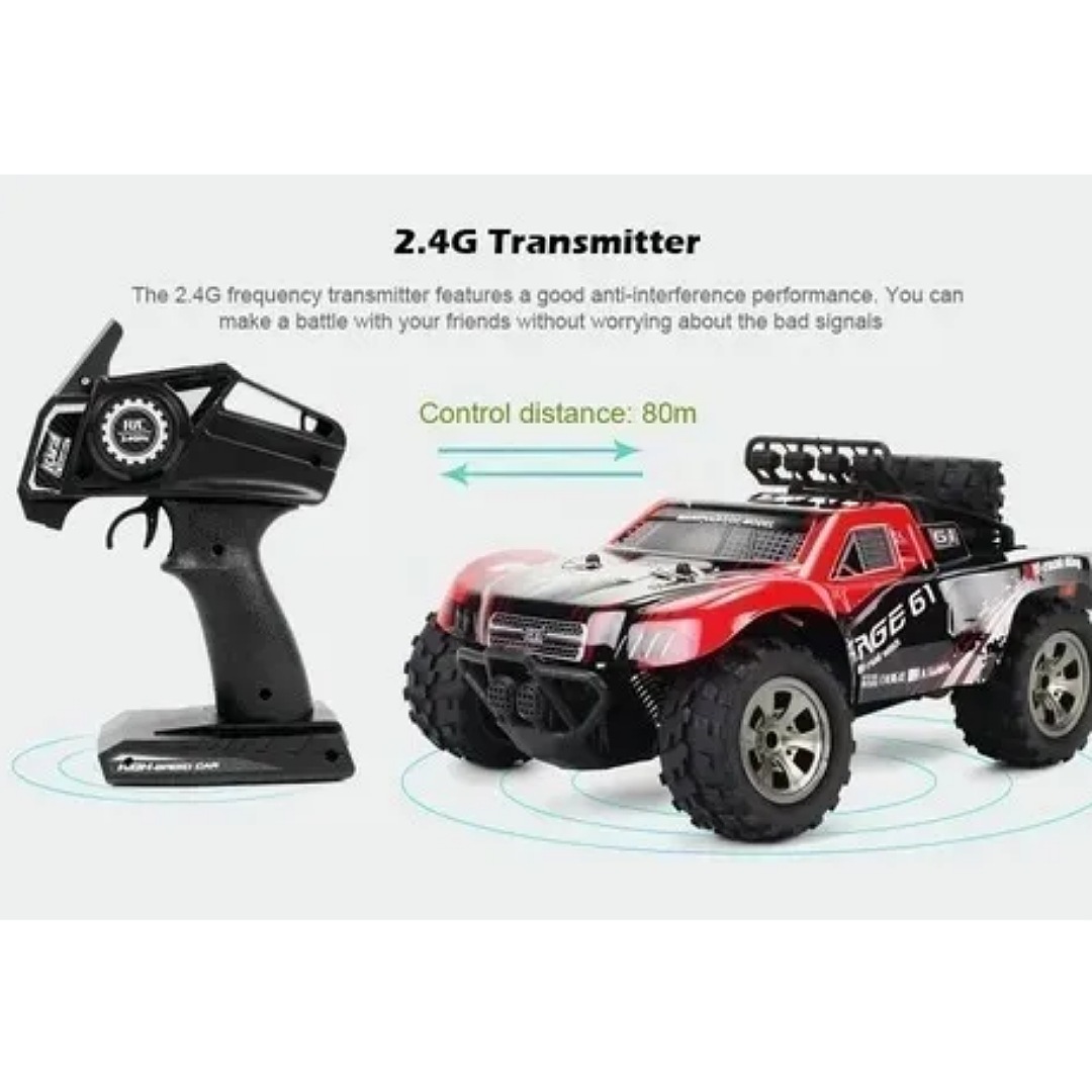 Auto A Control Remoto,2.4g 1/18 18 Km/h, Auto Todoterreno Rc