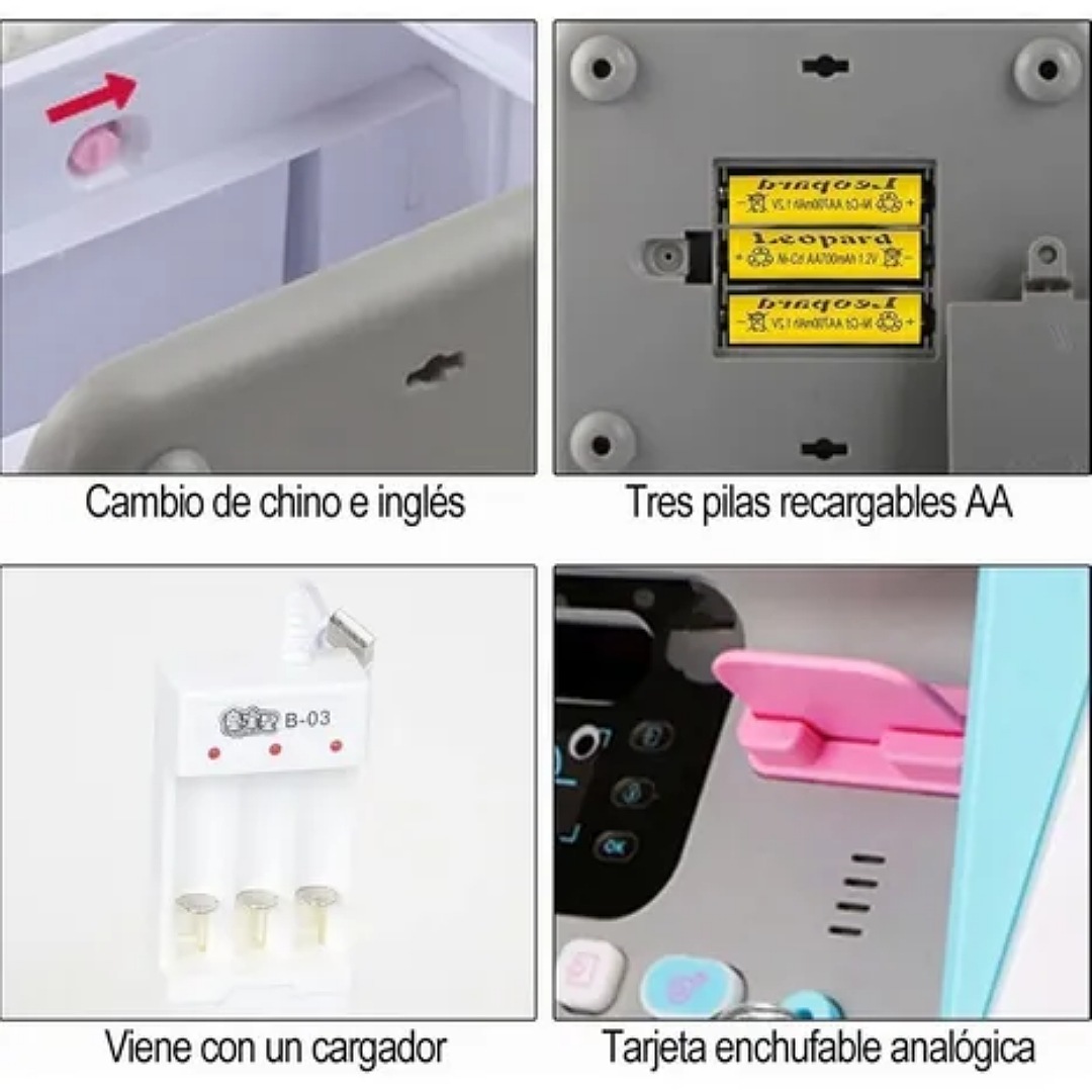 Emulación Alcancías Electrónica Cajero Automático Recargable