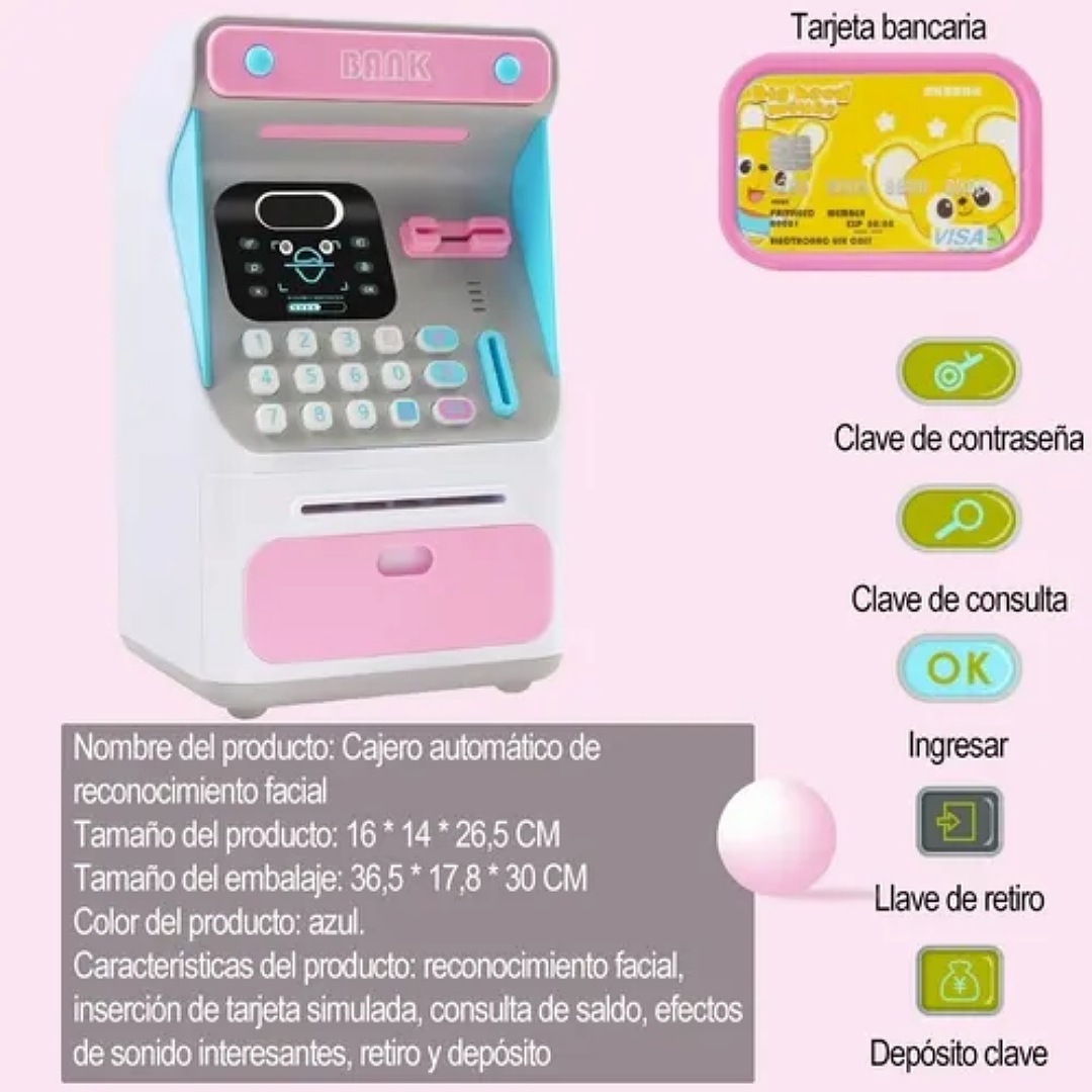 Emulación Alcancías Electrónica Cajero Automático Recargable