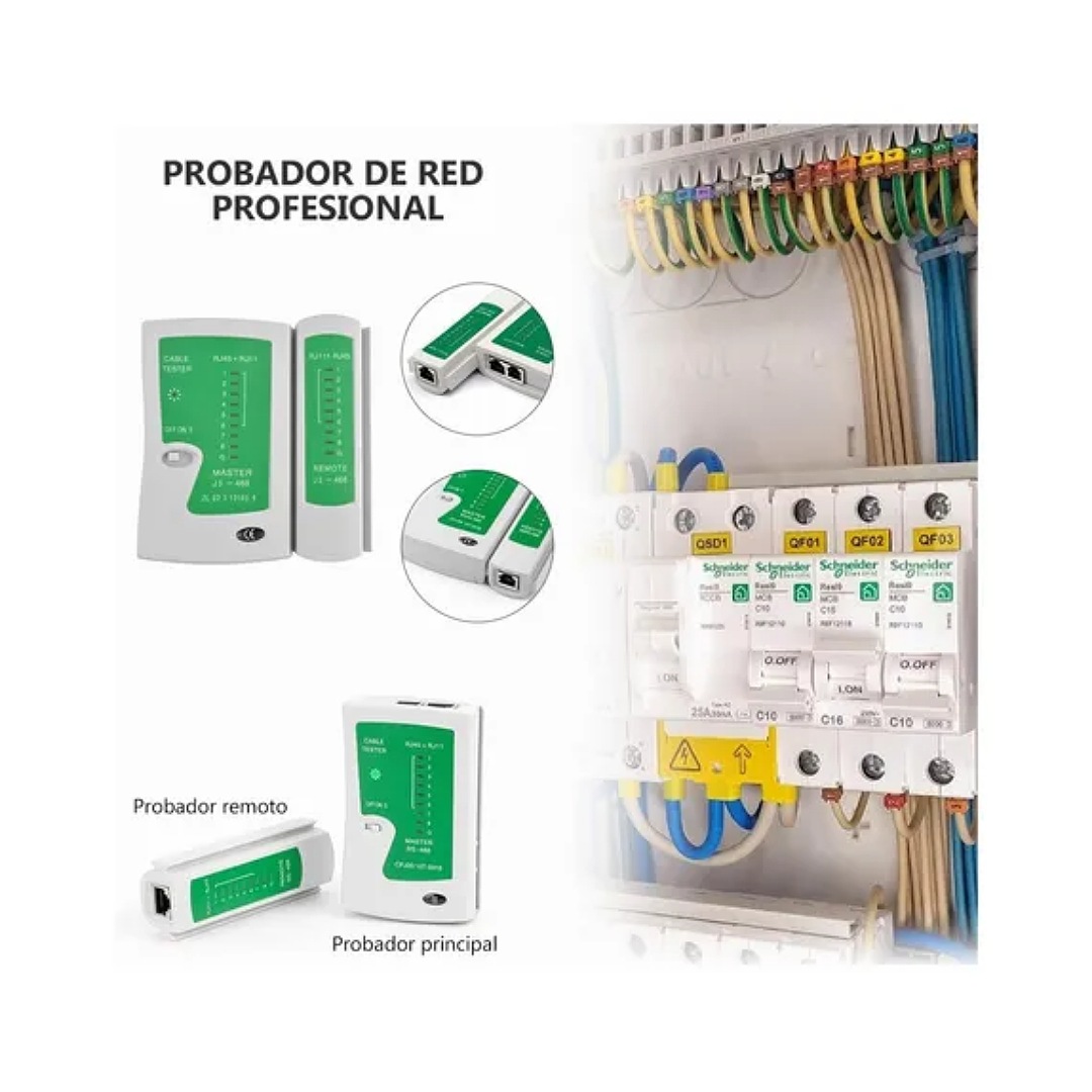 Kit De Herramientas Cableado Redes Basico