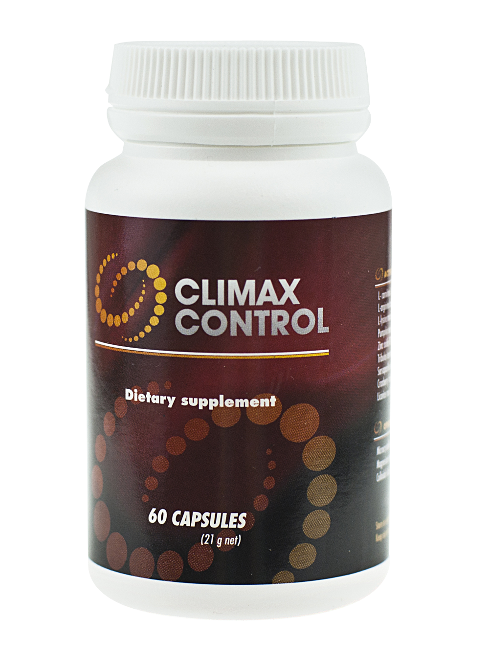 CLIMAX CONTROL CAPSULAS PARA TENER MÁS DE 30 MINUTOS DE SEXO