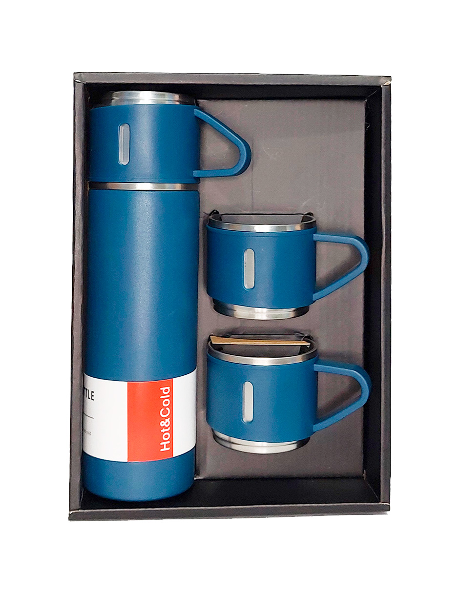 Termo Termico Con Juego De Tazas