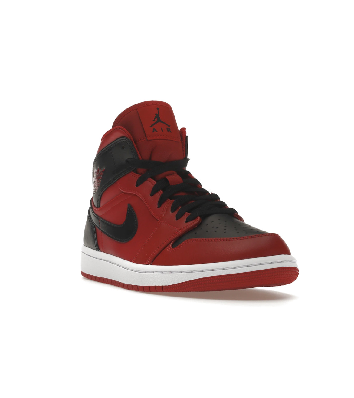 Tenis Air Jordan 1 Mid Reverse Bred originales 554724-660