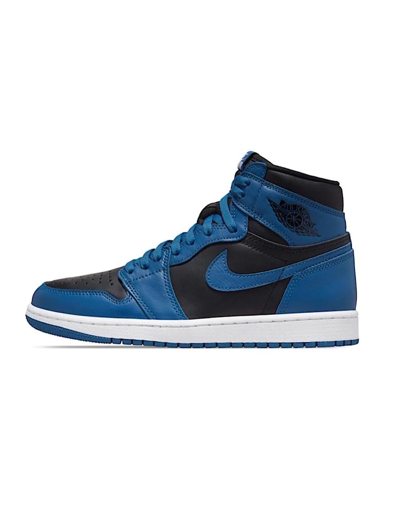 Tenis Air Jordan 1 Retro High OG Dark Marina Blue originales 555088-404