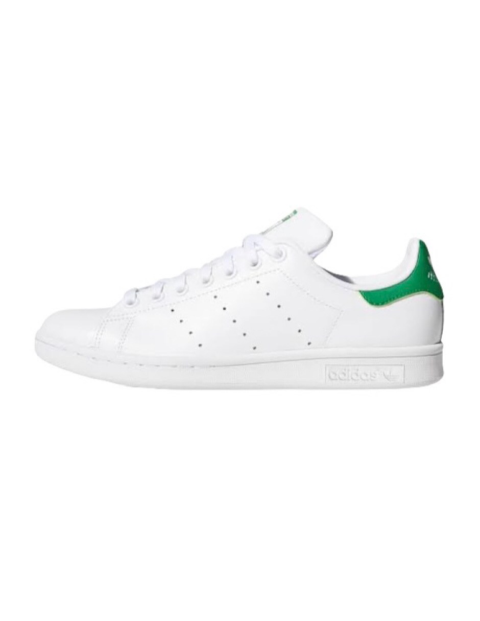 Tenis Adidas Stan Smith blanco con verde originales B24105