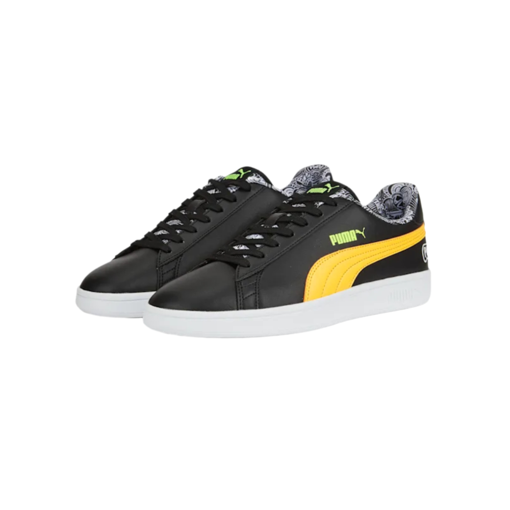 Tenis Casual Puma Smash V2 Me Happy Negro 386396 02 Original 