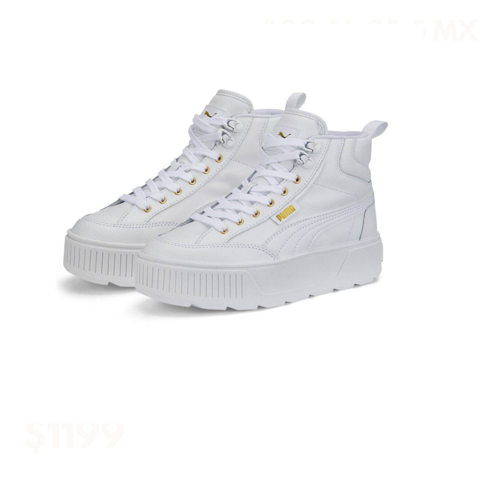 Tenis Casual Puma Karmen Mid blanco/mujer 385857 01