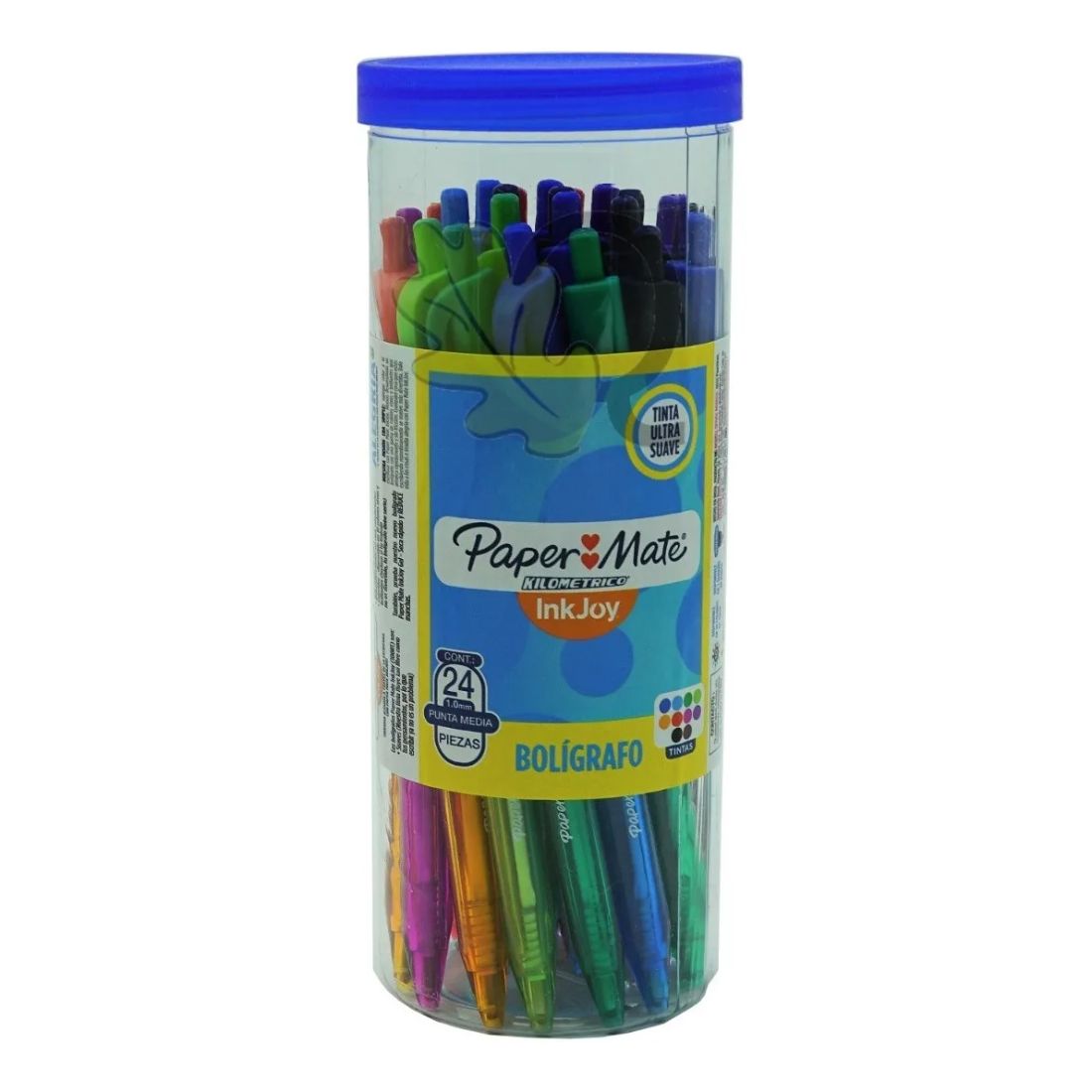 Bolígrafo Paper Mate Kilometrico Ink Joy 24 Piezas