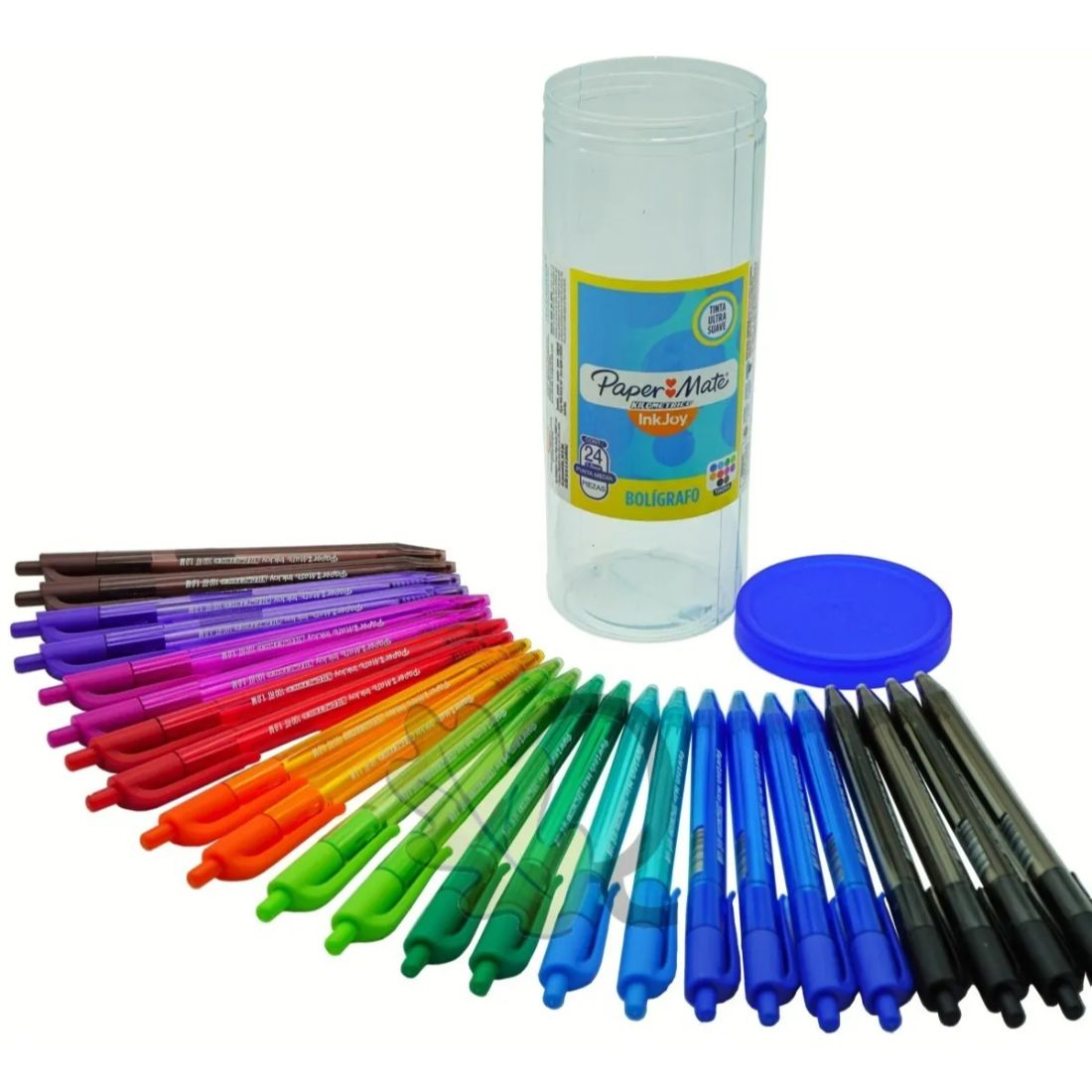 Bolígrafo Paper Mate Kilometrico Ink Joy 24 Piezas