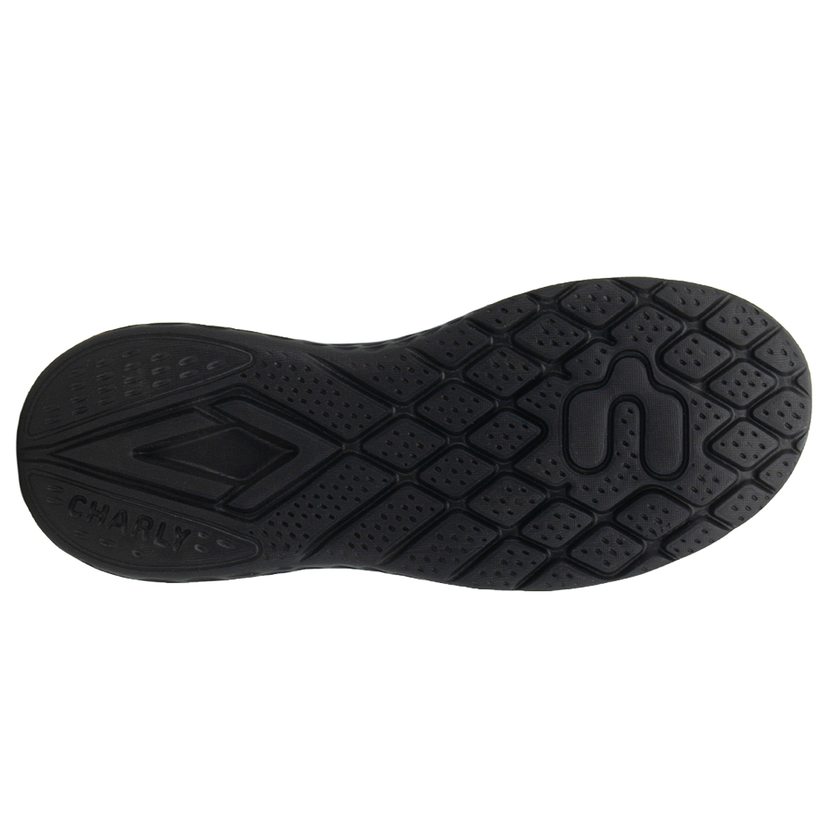 Tenis Charly Hombre Deportivo Walking Relax Ligero Negro
