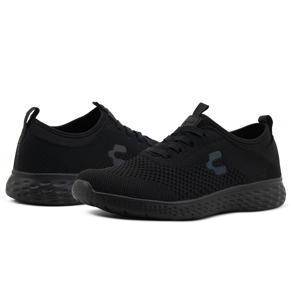 Tenis Charly Hombre Deportivo Walking Relax Ligero Negro