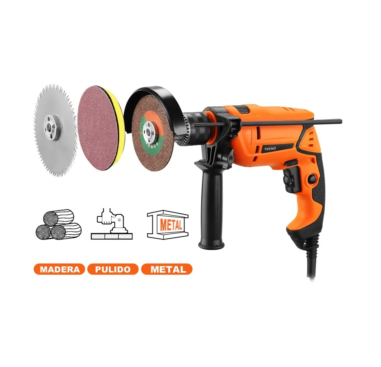 Taladro Rotomartillo 1/2 Profesional 650w