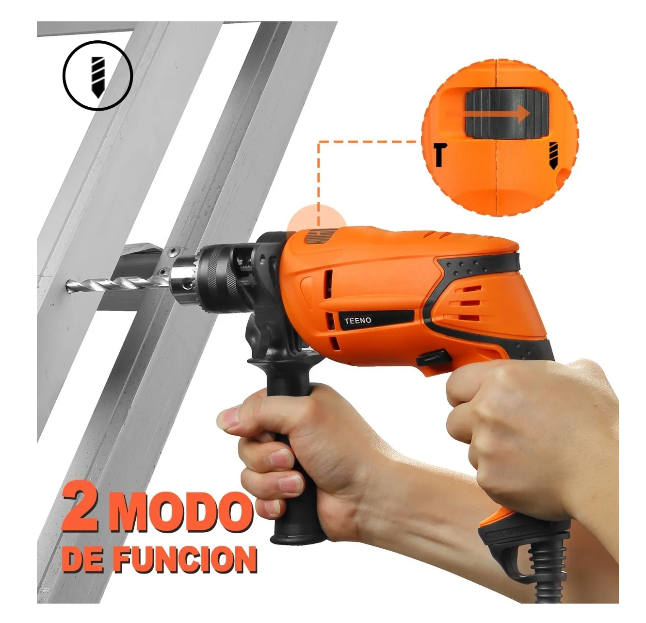 Taladro Rotomartillo 1/2 Profesional 650w
